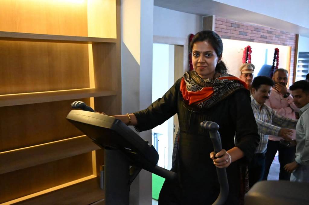 The Deputy Commissioner inaugurated the renovated gym at the Services Club at a cost of Rs 30 lakh